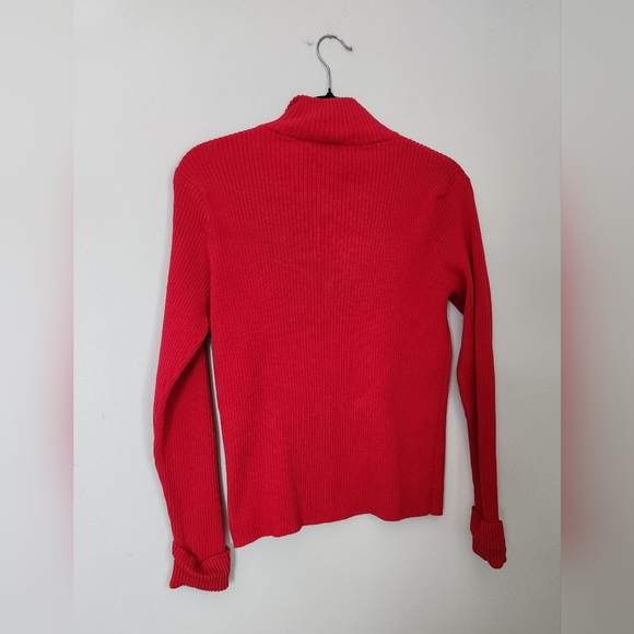 Vintage Ralph Lauren Polo Jeans Co Ribbed 1/4 Zip Sweater - Picture 2 of 9